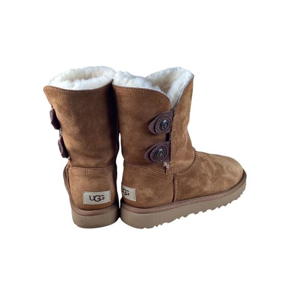 Ugg Shoes - UGG Marciela II Genuine Shearling Chestnut Suede Boots Women's Winter size 6 EUC